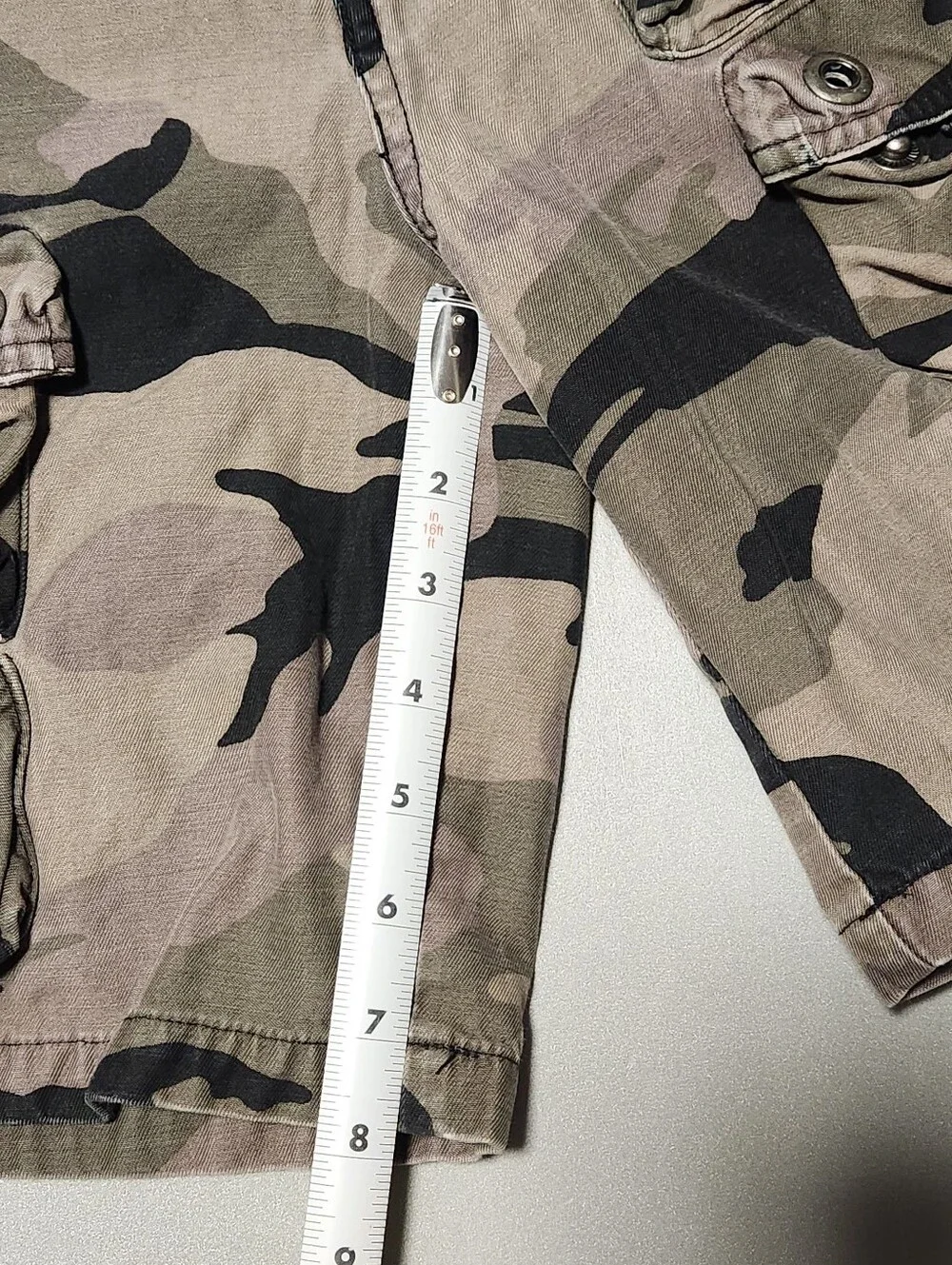 Vintage Y2K Old Navy Boys Camo Cargo Shorts Size 7 Camouflage Pockets 2005
